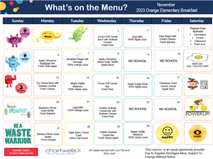 LAS Nov Menus
